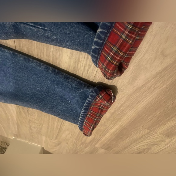 ⭐️  Not Made Anymore | Vintage L.L. Bean Plaid Jeans - Picture 5 of 6